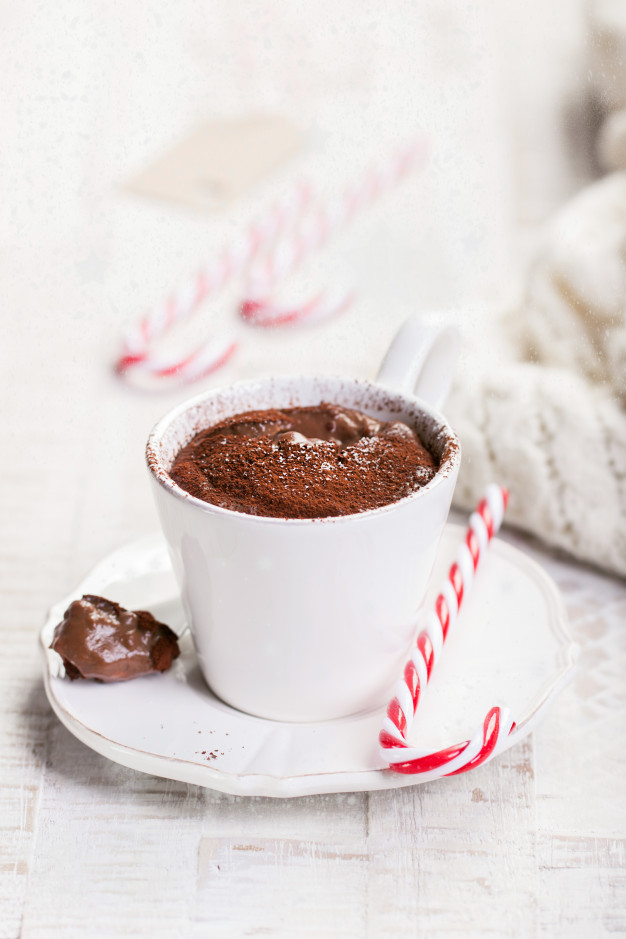 PREPARATO IN POLVERE PER CIOCCOLATA CALDA IN TAZZA